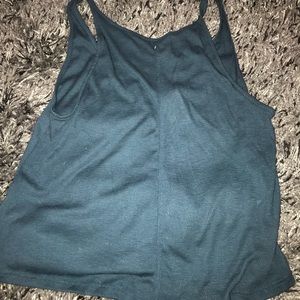 Blue free people tank